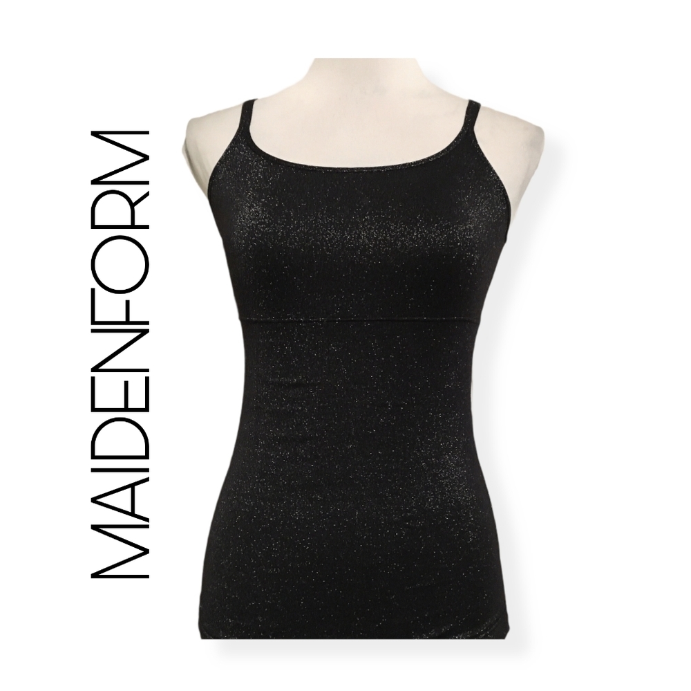 Maiden Form Black and Sparkles Camisole